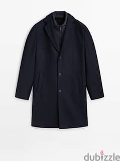 Brand new Massimo Dutti wool coat for men.