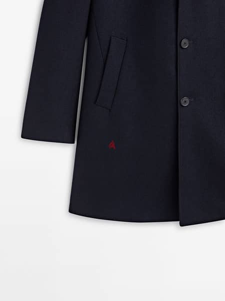 Brand new Massimo Dutti wool coat for men. 4