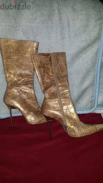 leather boots made in Italy, size 361/2 1