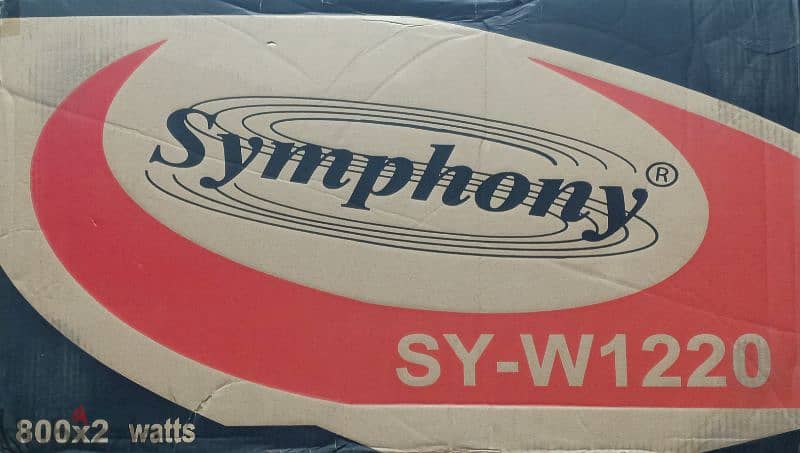 مكبر صوت SYMPHONY مزدوج 12 بوصة-SY-W1220 3