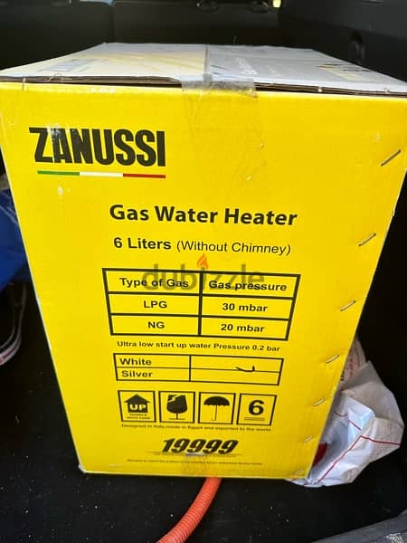 Zanussi gas heater new 2
