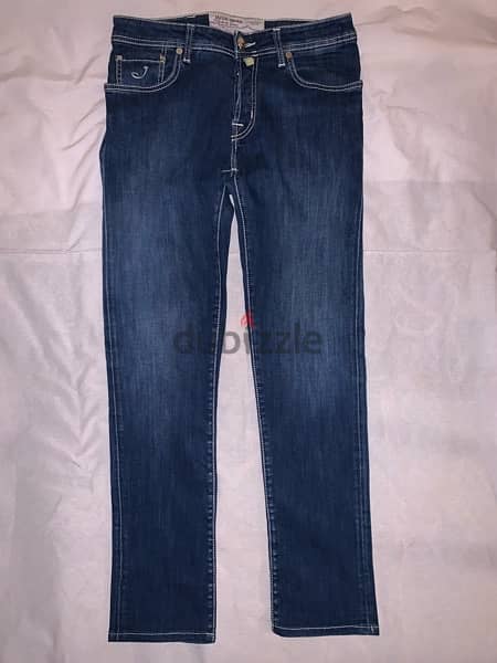 JACOB COHEN  Comfort Slim High Rise Contrast Stitch  32 Used Like New 1
