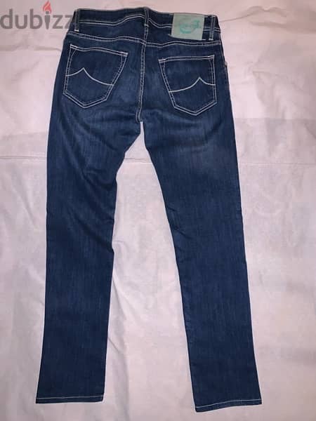 JACOB COHEN  Comfort Slim High Rise Contrast Stitch  32 Used Like New 2