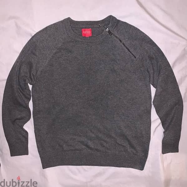 Guess Men’s Jumper Size Large In Excellent Condition العرض ٥٣ سم 0