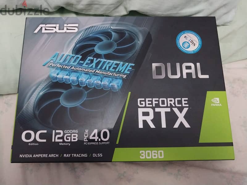 ASUS Nvidia Dual fan GeForce RTX™ 3060 12GB OC. 1