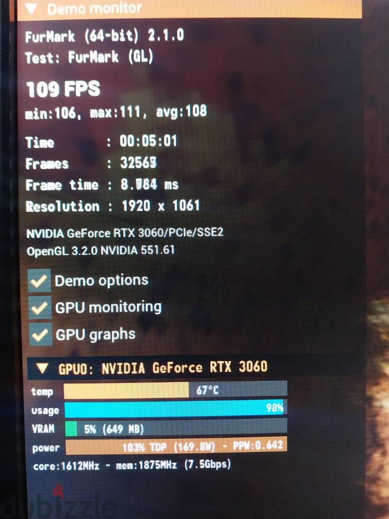 ASUS Nvidia Dual fan GeForce RTX™ 3060 12GB OC. 5