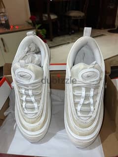 original nike airmax 97 size 39 white only worn once