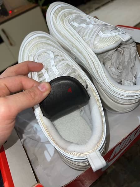 original nike airmax 97 size 39 white only worn once 6