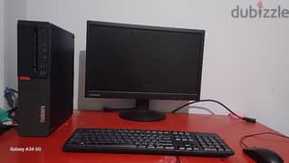 pc lenovo, 256 ssd hard , 8g ram, keyboard and mouse and computer tv 0