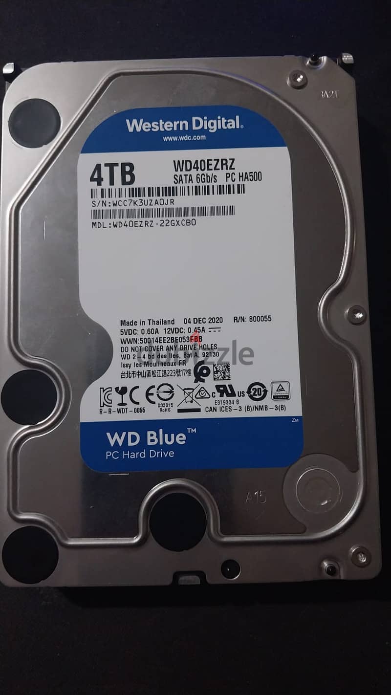 4 TB HDD WD BLUE 0