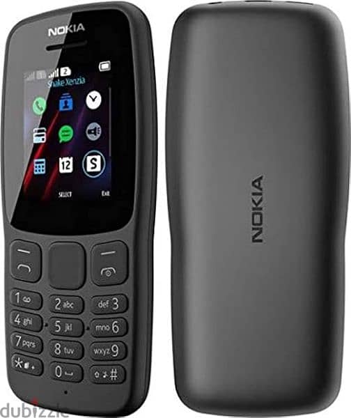 Nokia 106 Dual sim +فانوس نجوم اسود 3