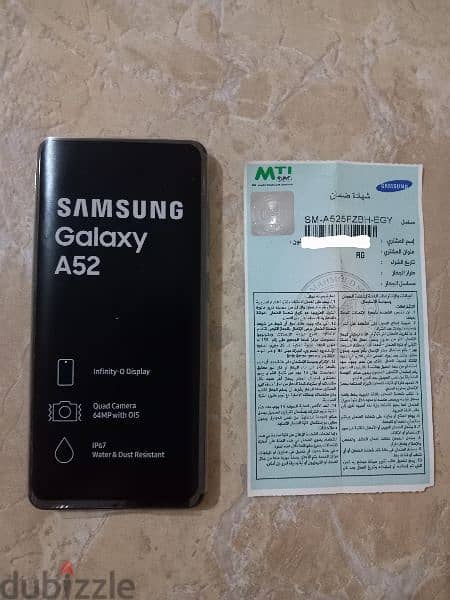 Samsung A52 128G 8Ram 2