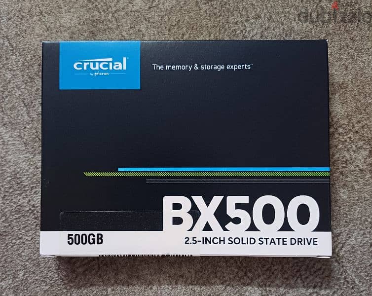 SSD 500GB Crucial New with Warranty 1