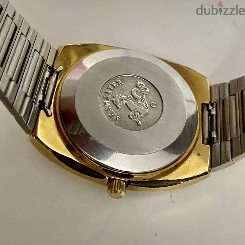 Omega -Seamaster Day/Date Gold Plated 1020 caliber - 196.0200 لن تتكرر 10