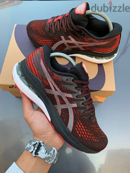 Asics Gel-Kayano 28 Black Electric Red 5