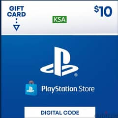 playstation gift cards 10$ ksa region PS5 ps4 0