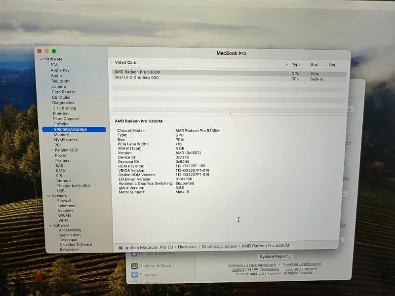 mac Pro 16 inch 2019 8