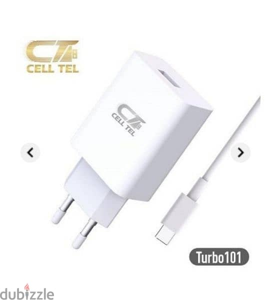 Celltel typ c charger+cable turbo 101 25 W  × 2 1