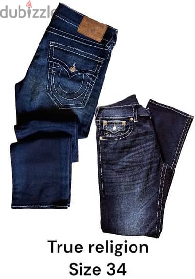 true religion & levis men trousers original 100%