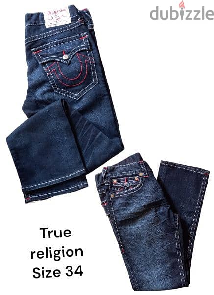 true religion & levis men trousers original 100% 1