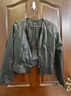 Zara Black Leather Jacket 0