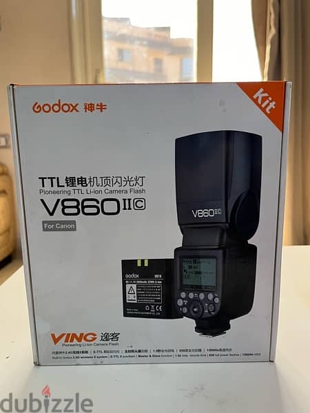 Flash camera Godox v860iic 3