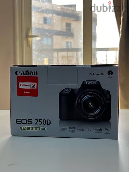Canon 250D body with 18-55mm lens 4