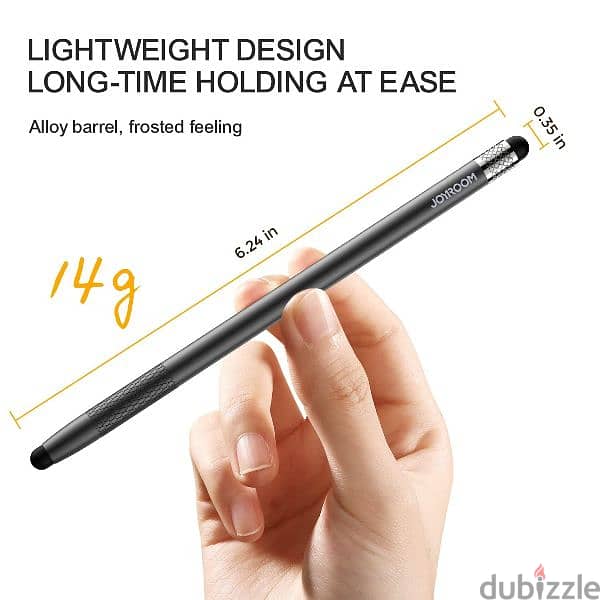 قلم تاتش لمس JOYROOM للهاتف و الجهاز اللوحي ذو حساسية عالية -اسود 3