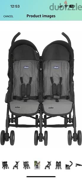 double stroller - chicco 1