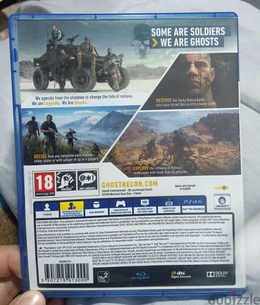 CD Game Ghost Recon PS4 2