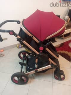 Belecoo 3 in 1 baby stroller with car seat