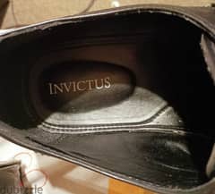 Invictus black classic shoes size 45 حذاء كلاسيك اسود مقاس ٤٥ 0