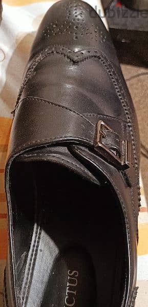 Invictus black classic shoes size 45 حذاء كلاسيك اسود مقاس ٤٥ 4