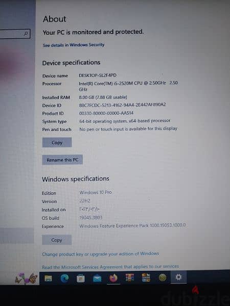 لابتوب Dell core i5 للبيع 6
