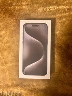 iPhone 15 pro max جديد متبرشم من السعودية