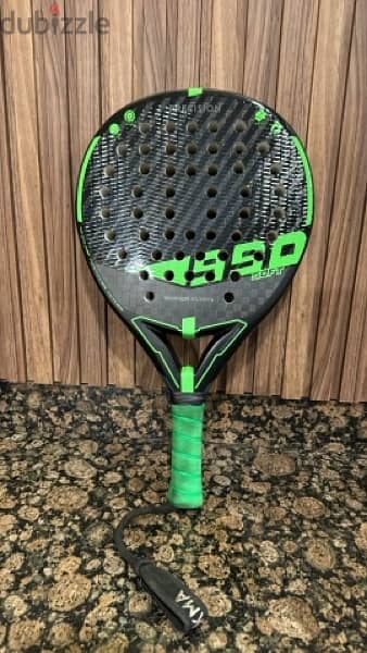 decathlon padel racket 990 Soft 12k carbon fiber. professional grade 6