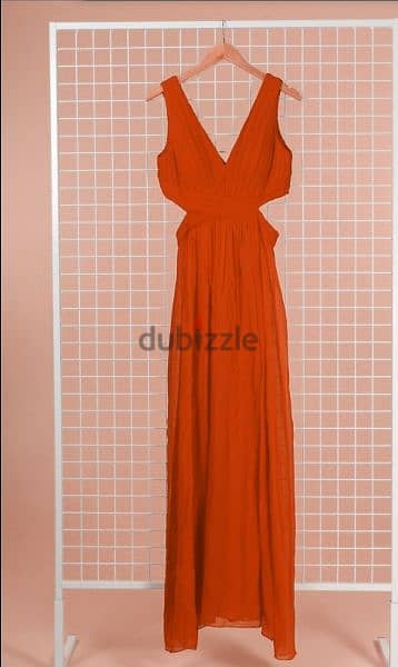 hot orange dress 1
