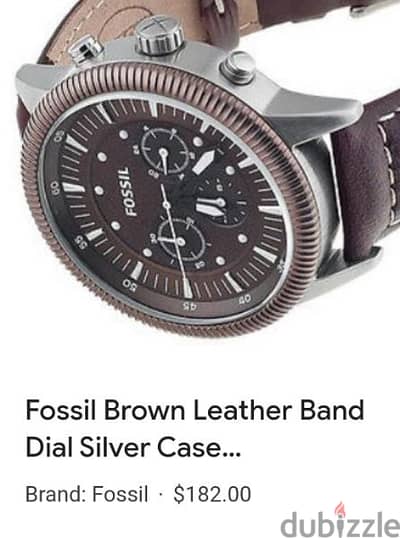 used fossil original watch بحاله ممتازه 2000 egp