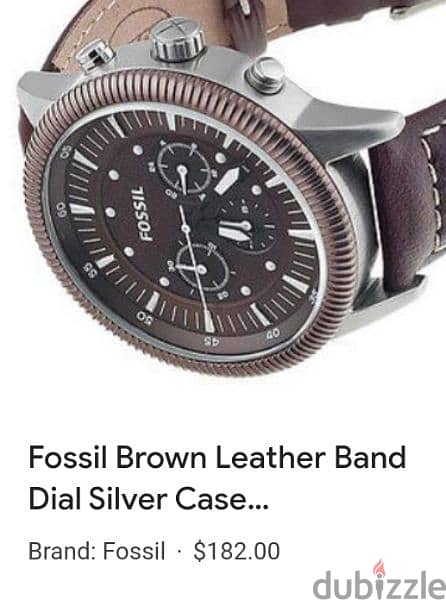used fossil original watch in great condition final price 2000 egp 1