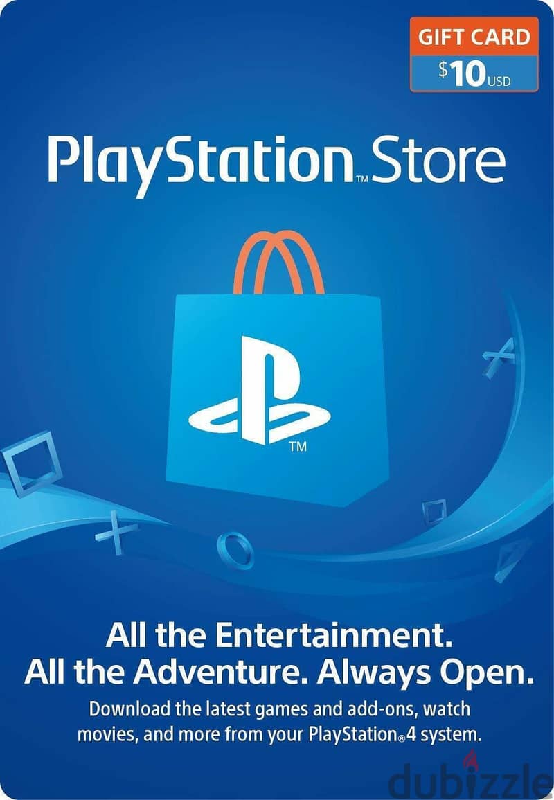 10$ usd Playstation store card 3