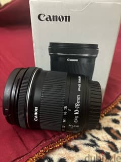 Canon EF-S 10-18mm f/4.5-5.6 IS STM+ K&F Filter