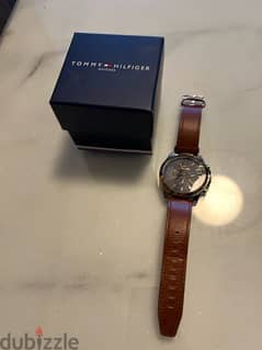 Tommy Hilfiger Men's Watch (Brown Leather strap) 0