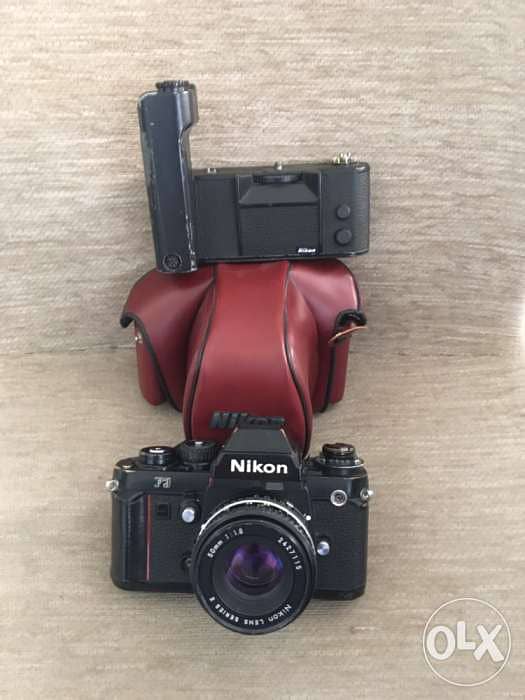 Nikon F3 film camera&50 mm1:1.8 Lens&Moto Drive 6