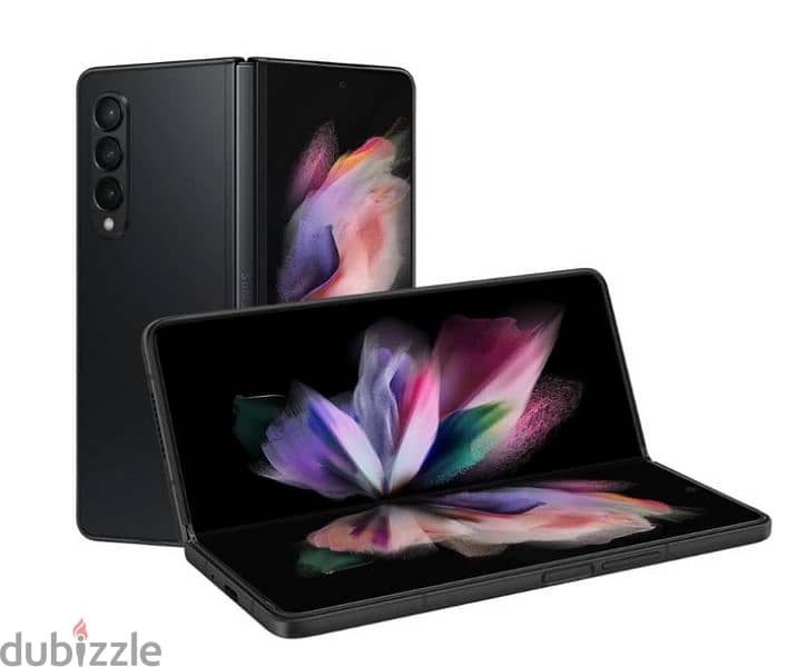 Galaxy Z Fold3 5G without box never used no any scratches on scr مم 1