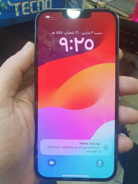 iphone 13 pro max  with box battery 88% الفون بدون خربوش و بوصلته 1