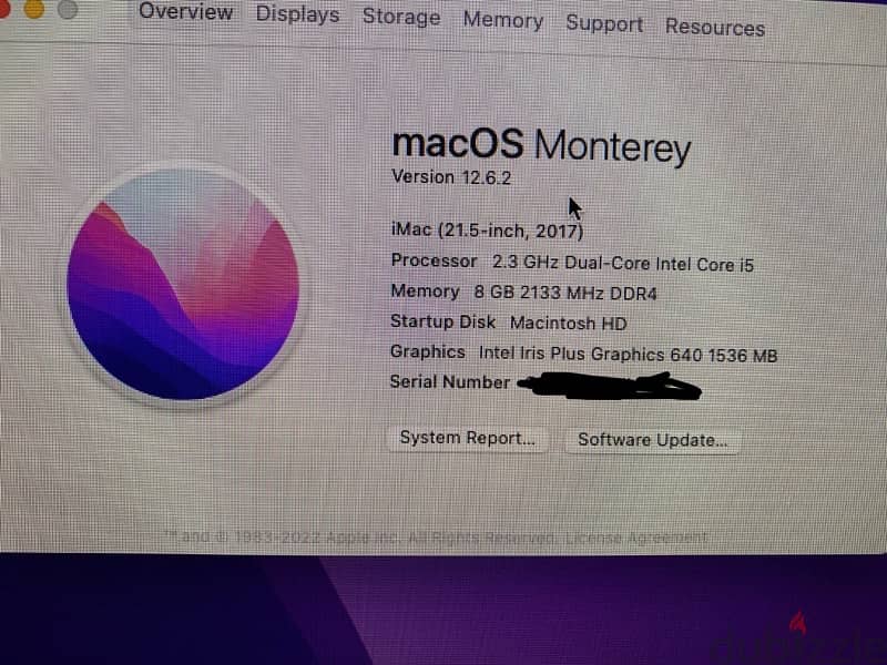 I Mac Retina 21.5-inch,2017 2