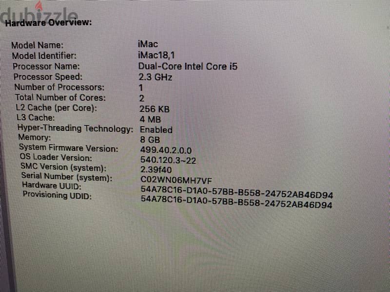 I Mac Retina 21.5-inch,2017 5