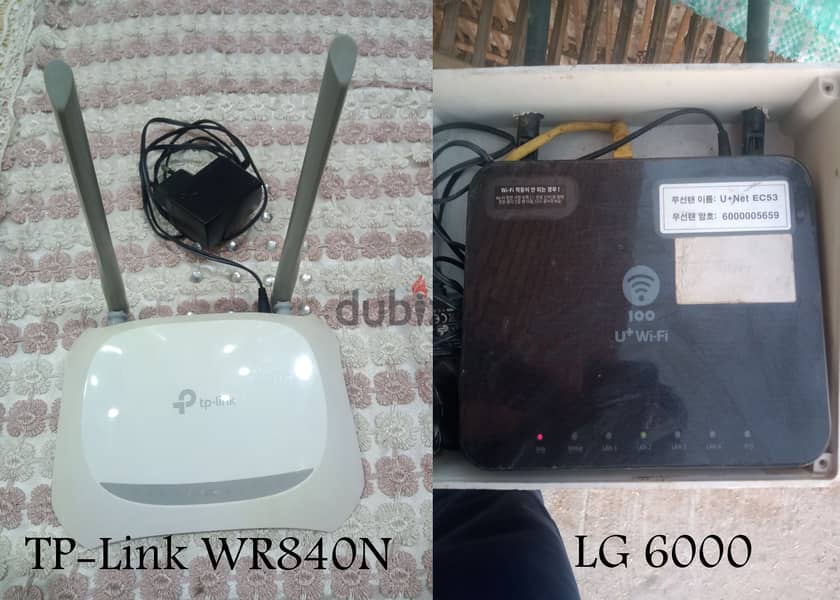 TP-Link WR840N + LG 6000 0