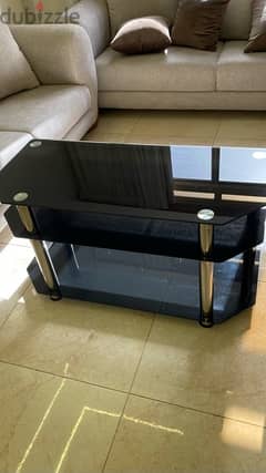 Glass Tv table