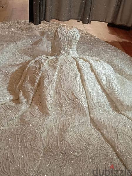 فستان زفاف مالكي تصميم سوري 3